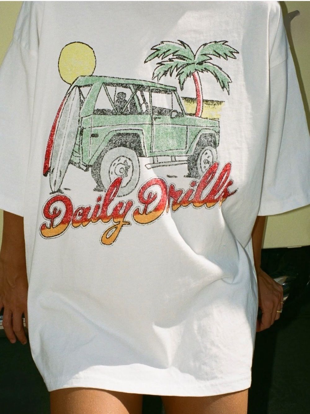 Daily Drills Graphic Tee - Bronco Beach
